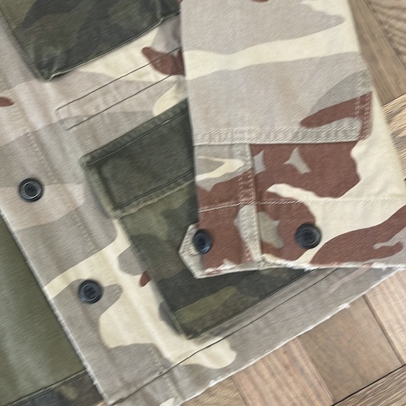 ALL SAINTS jacket not worn size small finch camo jacket - Picture 8 of 13